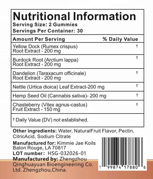 Grows Surely Hair and Skin Gummies